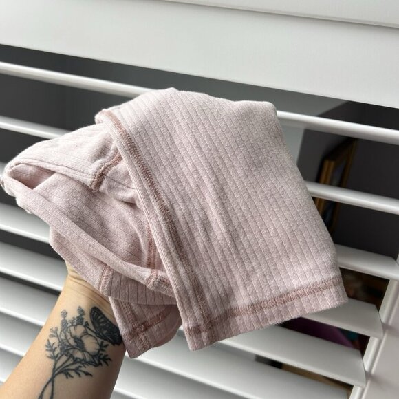 Intimately Free People Womens Medium M Light Pink Long Sleeve Layering Top Y2K - Picture 8 of 8